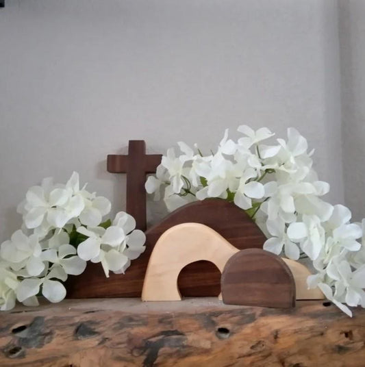 Christianartworkshop Classic Style The Empty Tomb Resurrection Scene Desktop Decorations Ornament