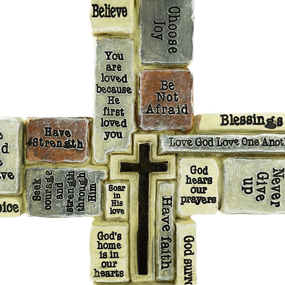 Christianartworkshop Classic Style Motivational Cross Desktop Decorations Ornament