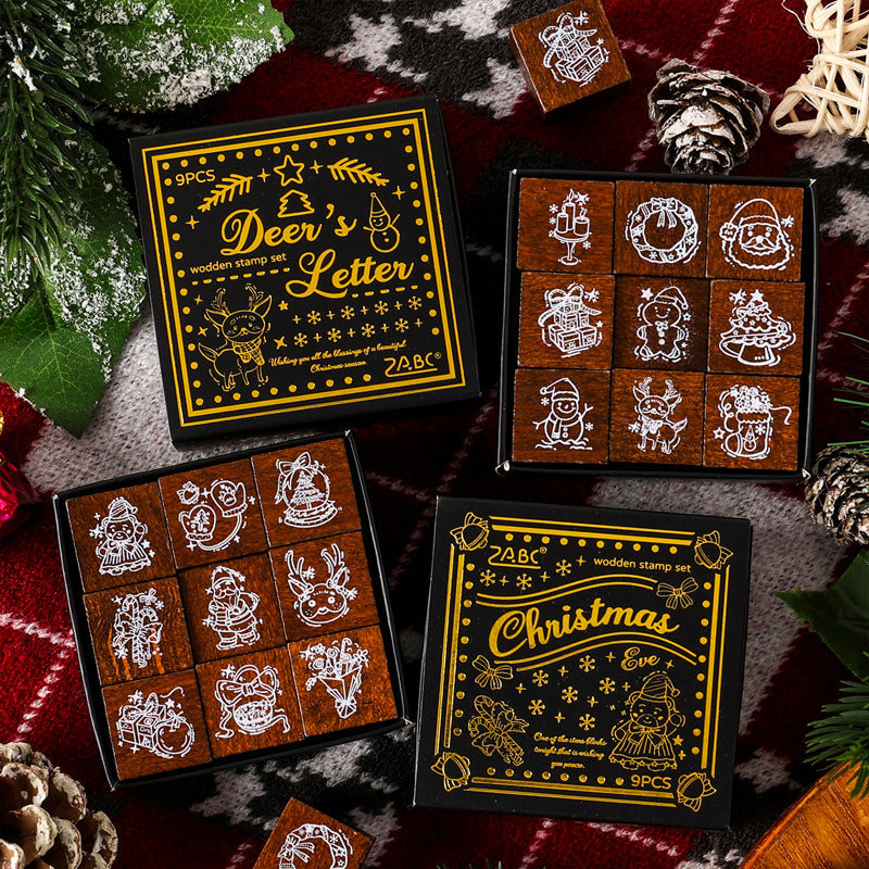Colorful Christmas Eve Series stamp set