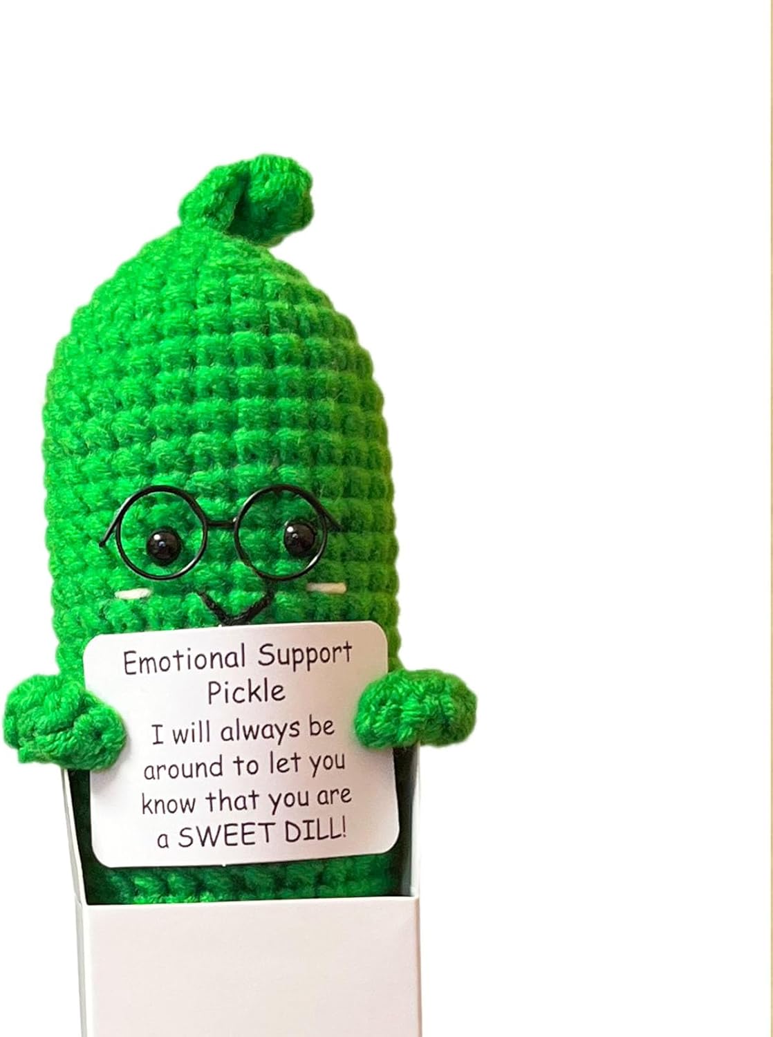 Inspirational Crochet Potato Funny Gifts with Positive Words Christmas Decoration