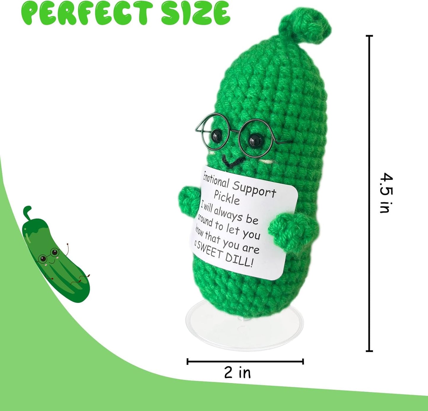 Inspirational Crochet Potato Funny Gifts with Positive Words Christmas Decoration
