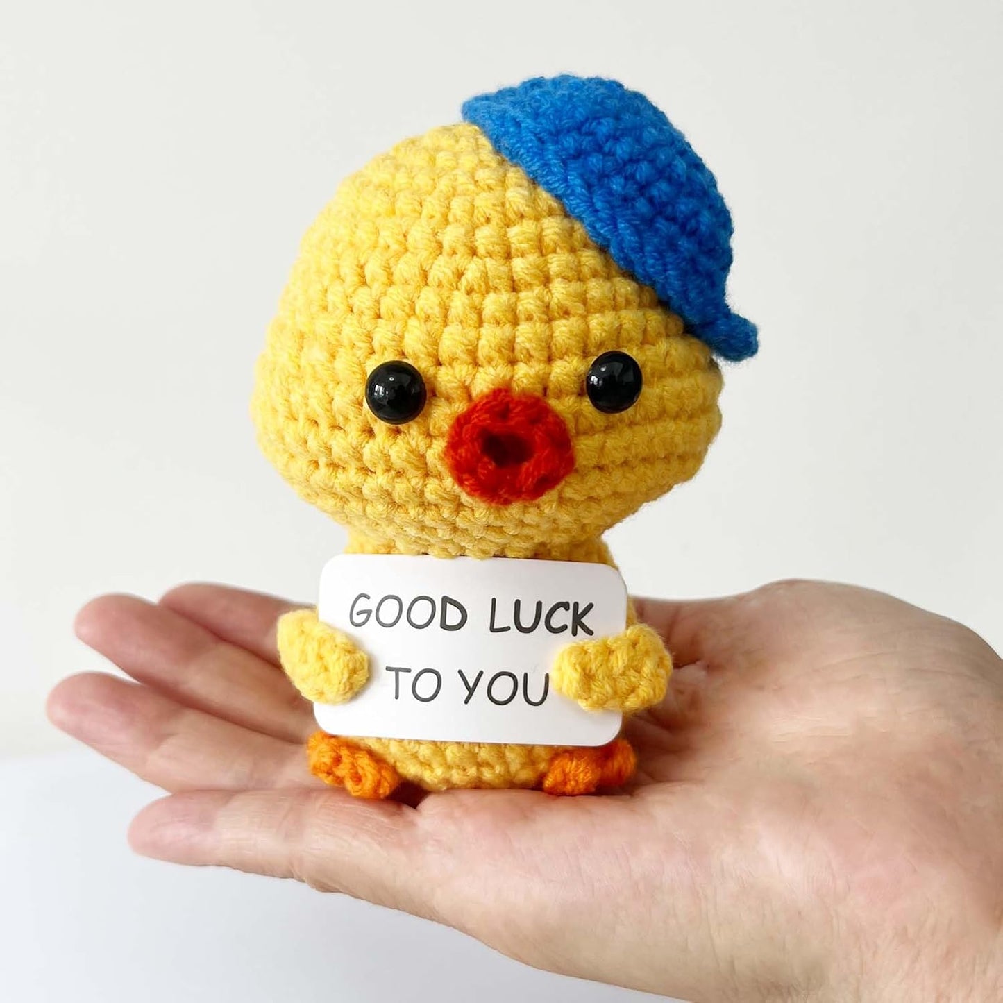 Inspirational Crochet Potato Funny Gifts with Positive Words Christmas Decoration