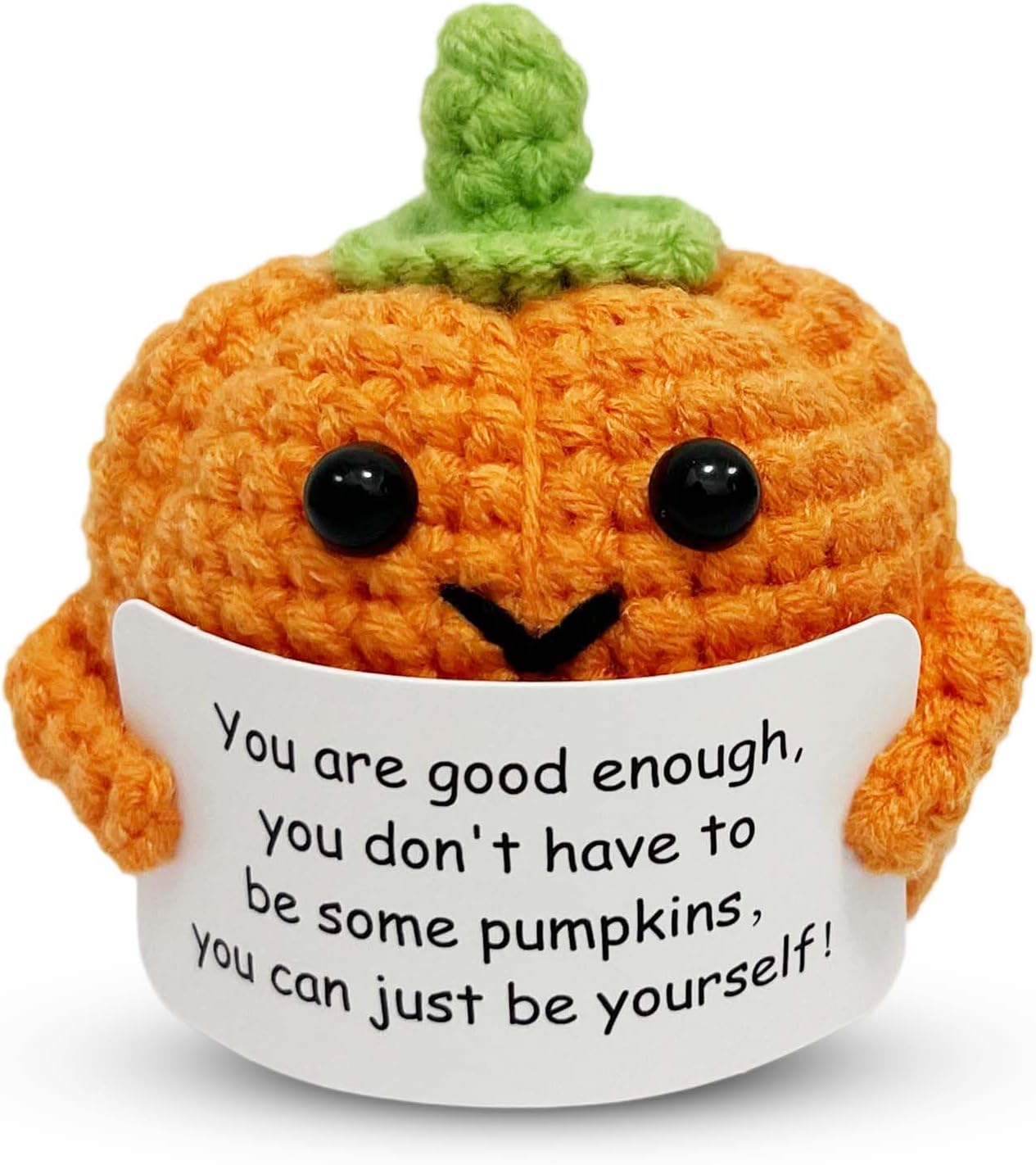 Inspirational Crochet Potato Funny Gifts with Positive Words Christmas Decoration