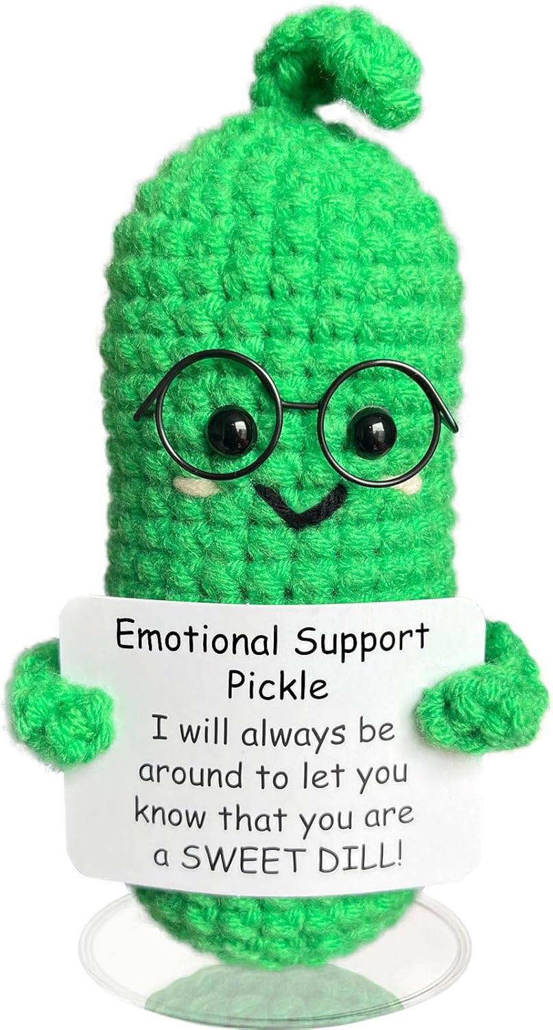 Inspirational Crochet Potato Funny Gifts with Positive Words Christmas Decoration
