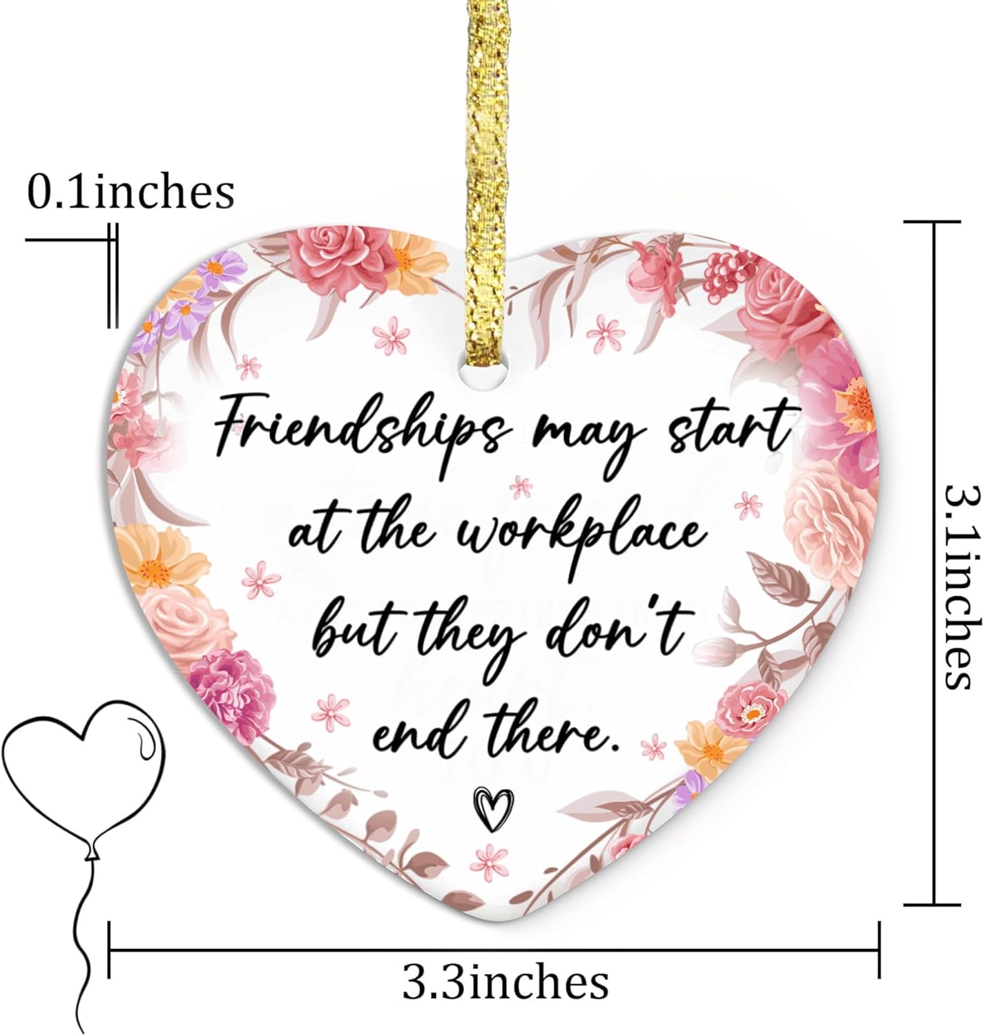 Gossby Gift for Sisters - Sister Gift from Sister - White Sisters Decor - Gifts for Women Best Friend - Car Hanging Decoration Ornament - Wine Bottle Decor