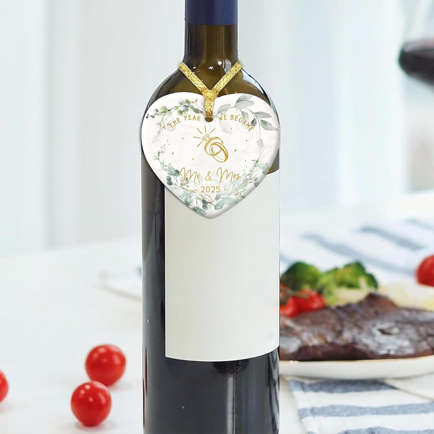 Gossby Gift for Sisters - Sister Gift from Sister - White Sisters Decor - Gifts for Women Best Friend - Car Hanging Decoration Ornament - Wine Bottle Decor