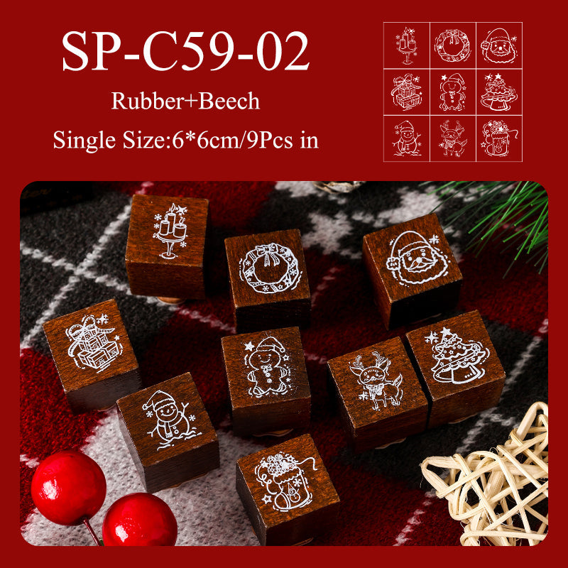 Colorful Christmas Eve Series stamp set