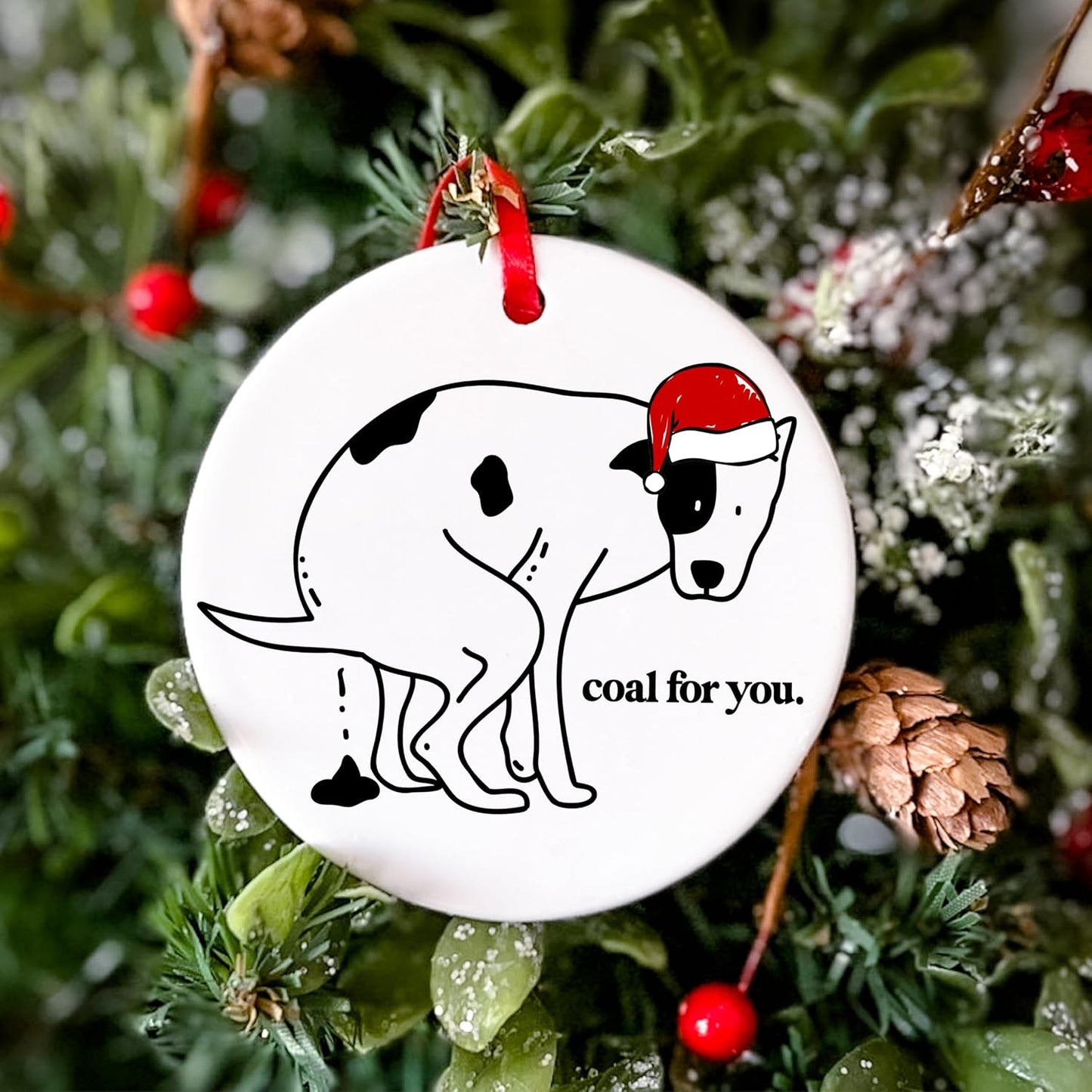 Funny Christmas Ornaments - I Saw That Jesus Ornament - Stocking Stuffers for Women Men - Funny Ornaments for Adults Exchange - Christmas Gift for Women Men Coworkers Mom