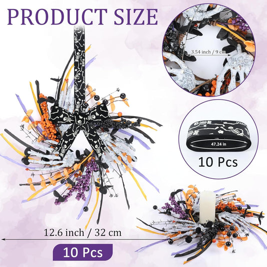 24" Christmas Wreaths for Front Door 2 PCS Christmas Teardrop Swag Winter Wreath with Red Ball Red Berry Pine Needles for Indoor Outdoor Farmhouse Home Wall Window Festival Wedding Decor