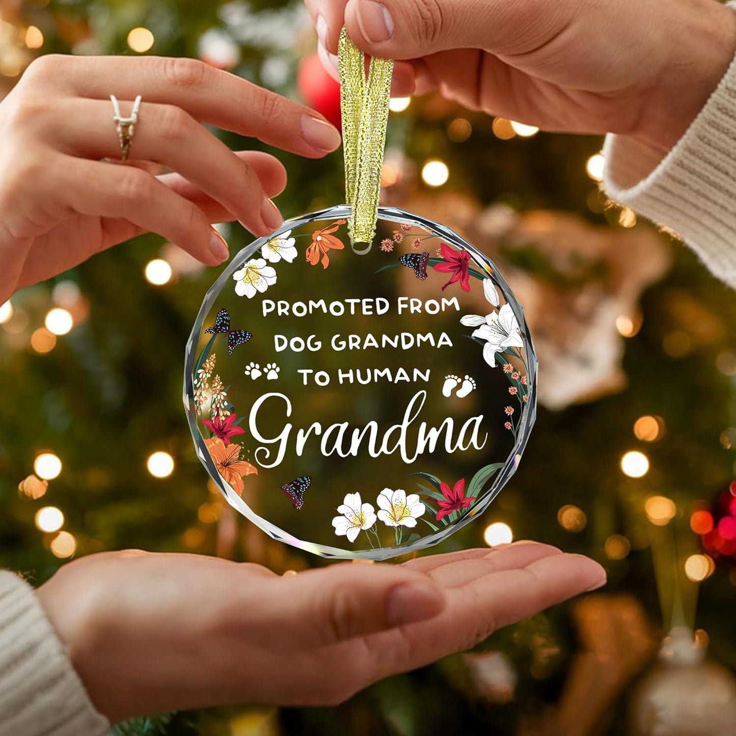 Gossby Gift for Sisters - Sister Gift from Sister - White Sisters Decor - Gifts for Women Best Friend - Car Hanging Decoration Ornament - Wine Bottle Decor