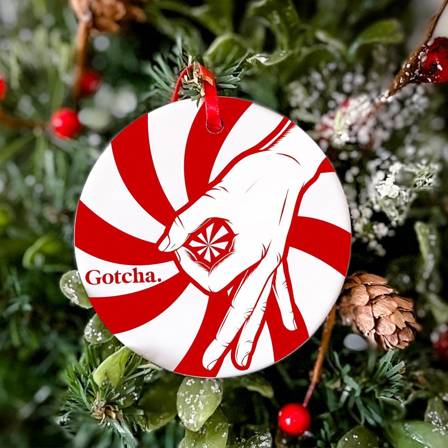 Funny Christmas Ornaments - I Saw That Jesus Ornament - Stocking Stuffers for Women Men - Funny Ornaments for Adults Exchange - Christmas Gift for Women Men Coworkers Mom