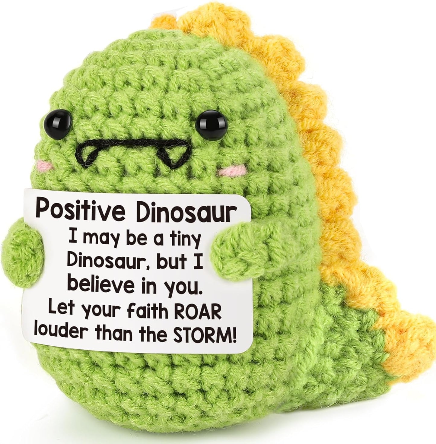 Mini Inspirational Dinosaur Gifts Back To School Gifts Cute Handmade Crochet Dino Christmas Stocking Stuffers