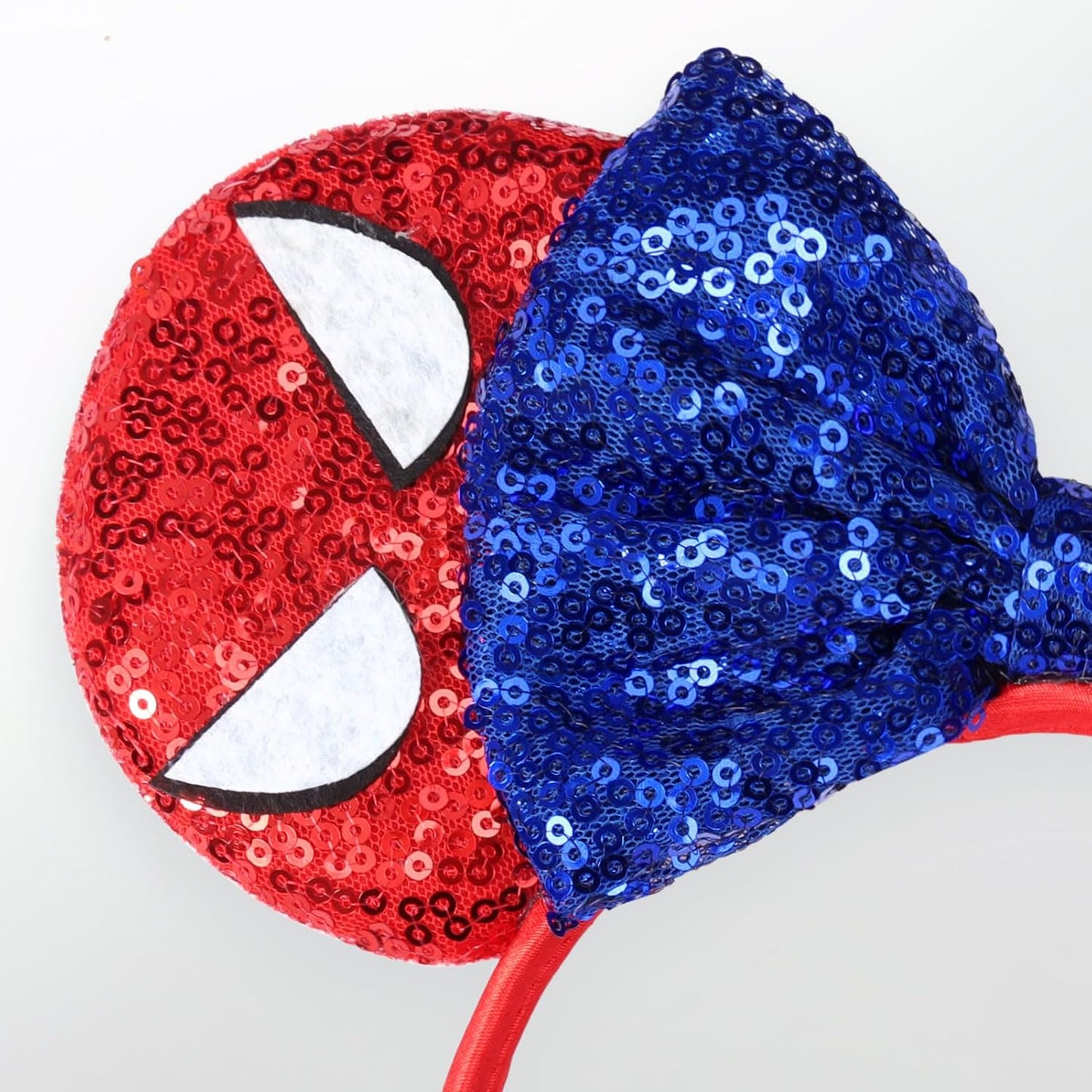 Christmas Mouse Ears Headband, Christmas Ears for Women Adult Kids, Christmas Headband Park Ears Christmas Party Cosplay Costumes Accessories (Ginger)