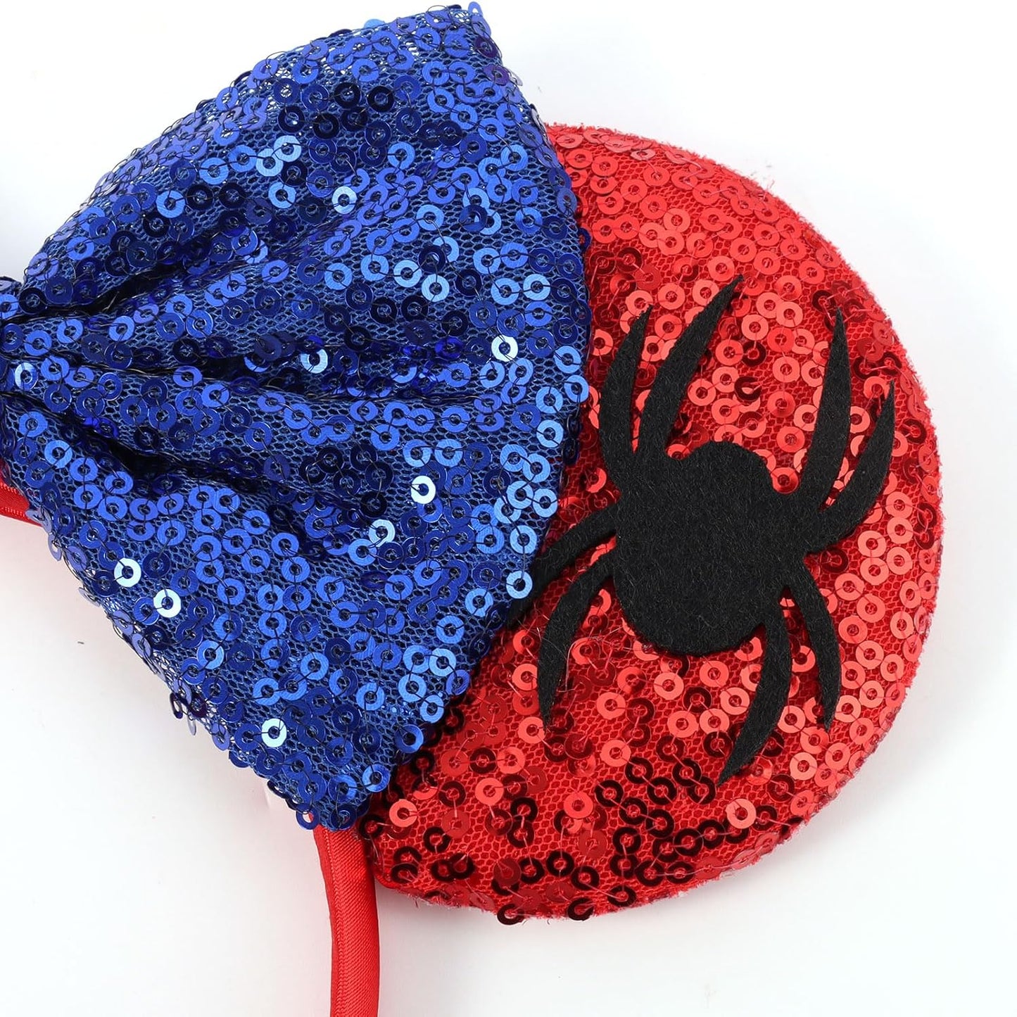 Christmas Mouse Ears Headband, Christmas Ears for Women Adult Kids, Christmas Headband Park Ears Christmas Party Cosplay Costumes Accessories (Ginger)