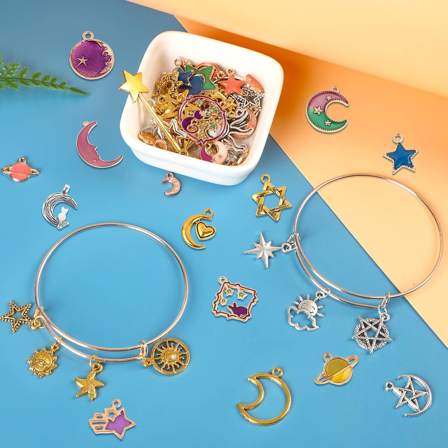 Christmas Charms Gold Enamel Jewelry Making Charms for Bracelet Necklace Earring