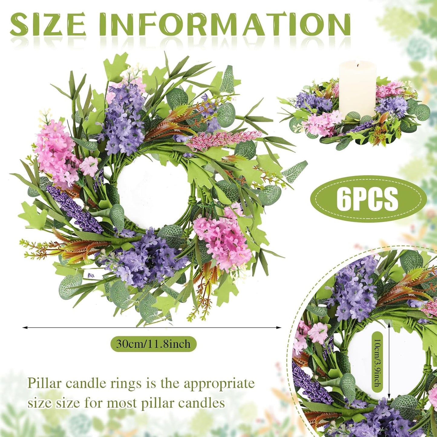 24" Christmas Wreaths for Front Door 2 PCS Christmas Teardrop Swag Winter Wreath with Red Ball Red Berry Pine Needles for Indoor Outdoor Farmhouse Home Wall Window Festival Wedding Decor