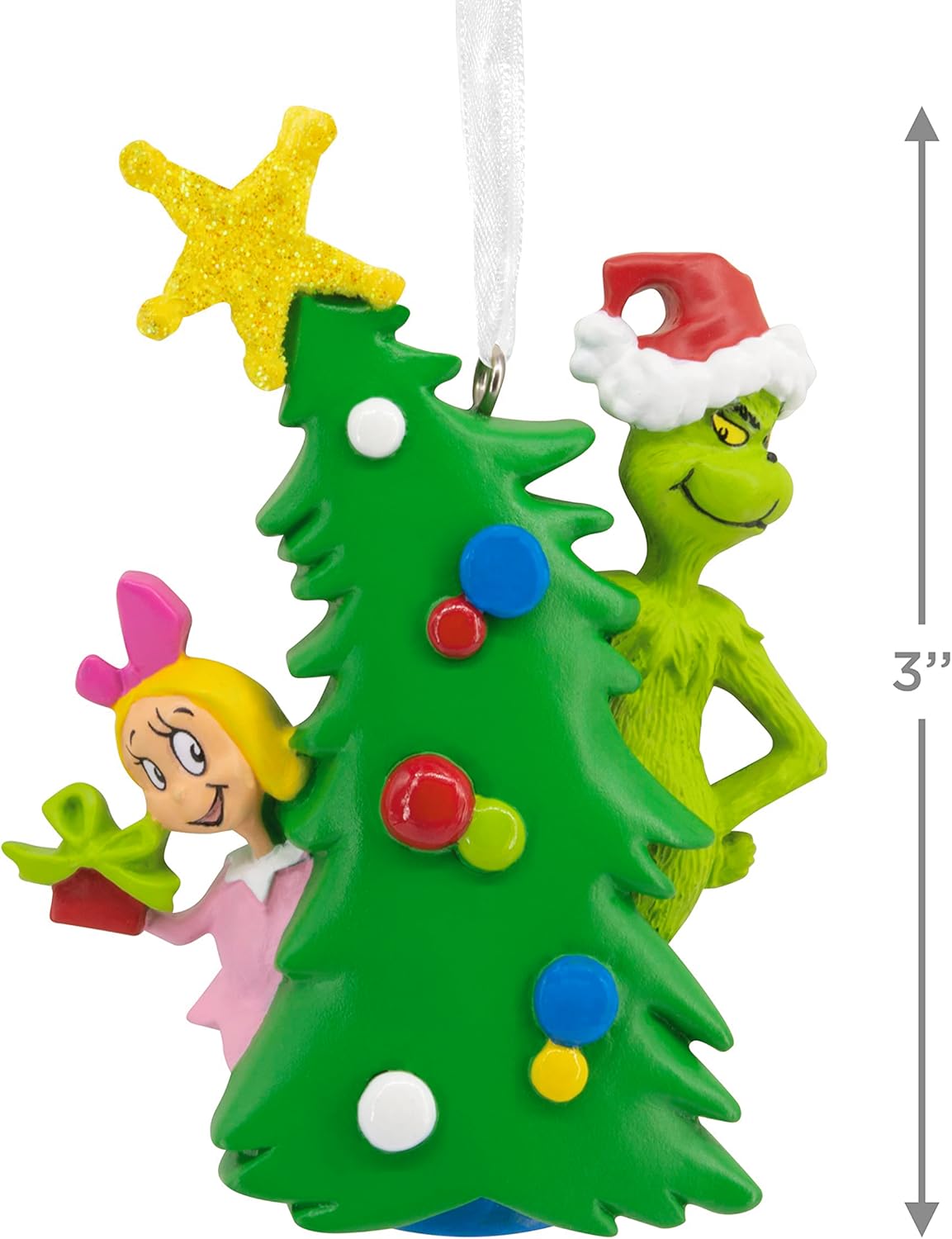 Dr. Seuss's How the Grinch Stole Christmas! Grinch With Cindy Lou Who Christmas Ornament