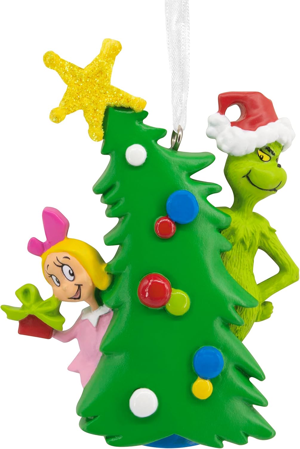 Dr. Seuss's How the Grinch Stole Christmas! Grinch With Cindy Lou Who Christmas Ornament
