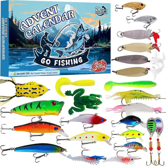 FISHING ADVENT CALENDAR | 24 Days of Fishing Lures
