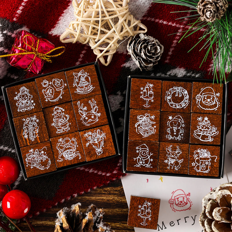 Colorful Christmas Eve Series stamp set