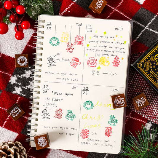 Colorful Christmas Eve Series stamp set