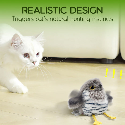 🎁🐱Lifelike Bird-Shaped Interactive Cat Toy