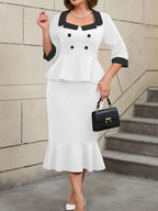 Women's Winter Office Wear Causal Business Dinner Outfit