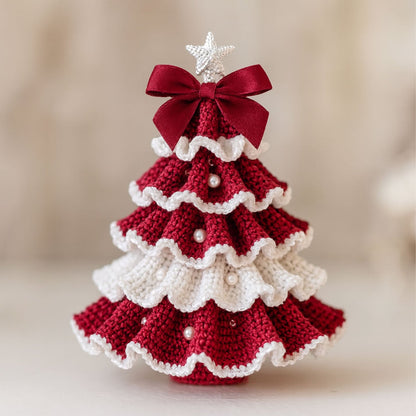 DIY Crochet Christmas Tree Kit – Handmade Holiday Decoration Set