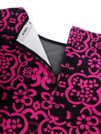 Floral Print Bodycon Prom Midi Dresses