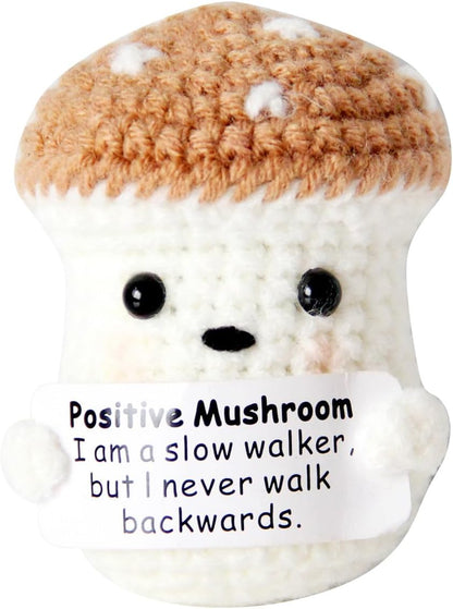 Mini Positive Cute Funny Life Potato Tomato Eggplant Onion Cute Animals Creative Knitted Holding Card Crochet Birthday Christmas Girls Gifts Party Decor