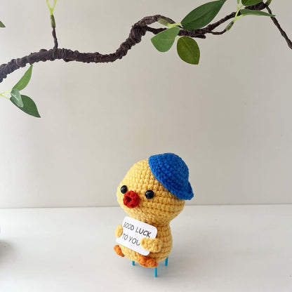 Inspirational Crochet Potato Funny Gifts with Positive Words Christmas Decoration