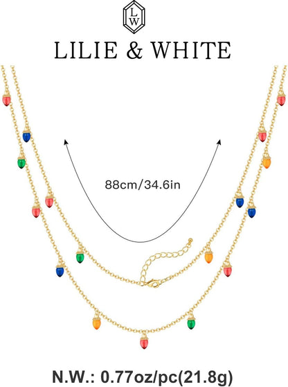 LILIE&WHITE For Women Necklace Christmas Pendant Fashion Jewelry