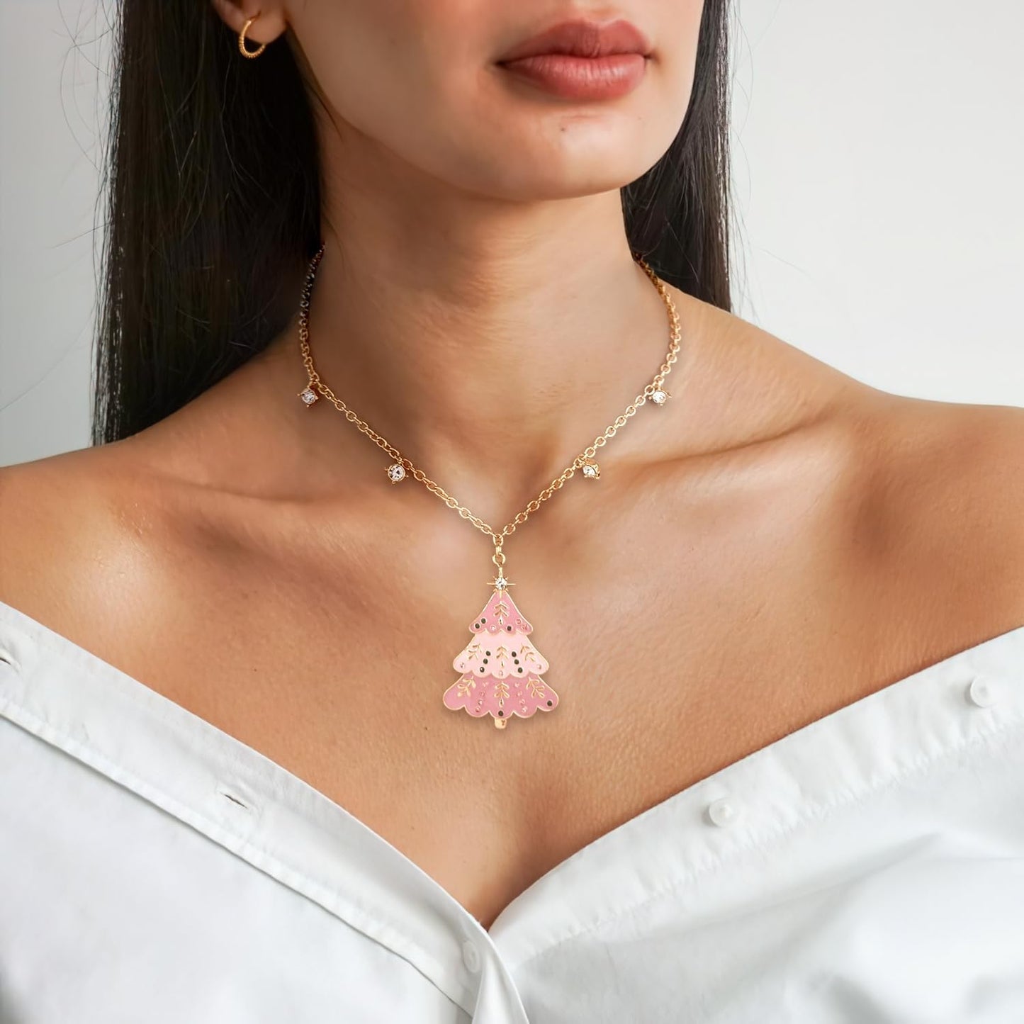 LILIE&WHITE For Women Necklace Christmas Pendant Fashion Jewelry