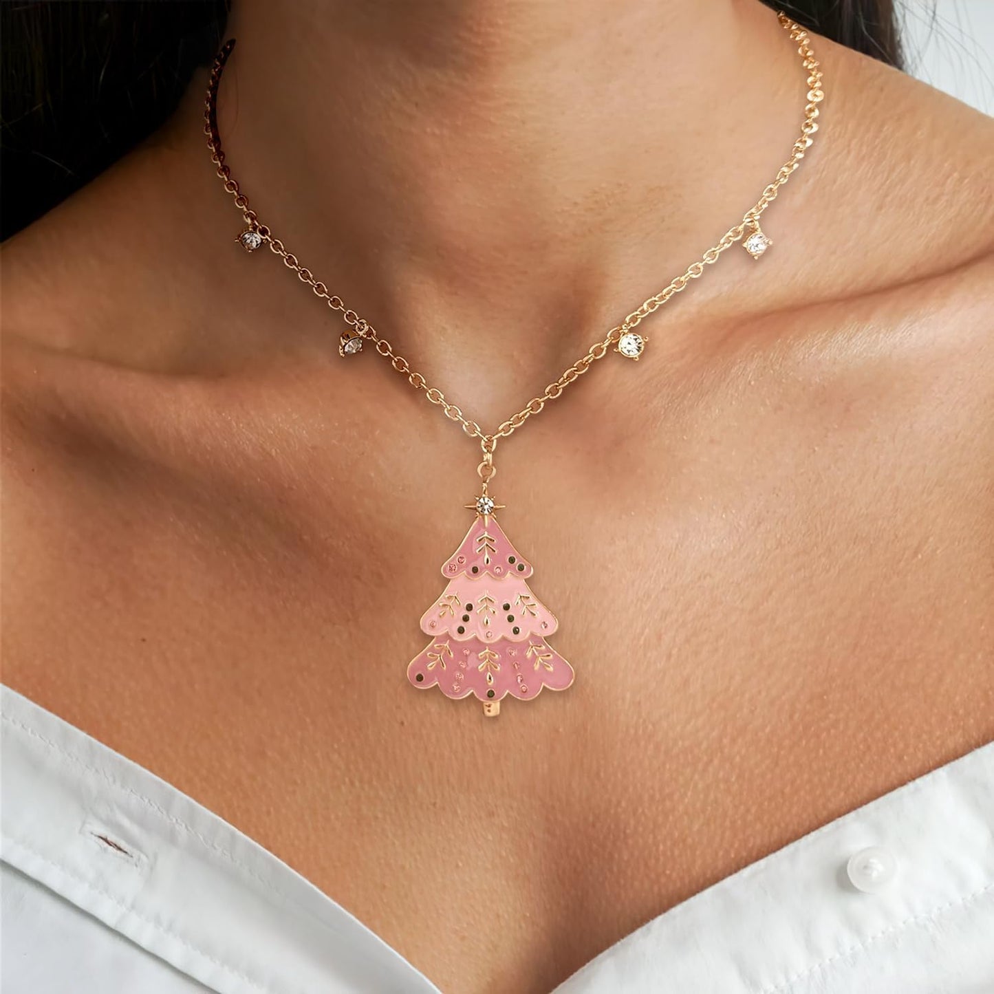LILIE&WHITE For Women Necklace Christmas Pendant Fashion Jewelry