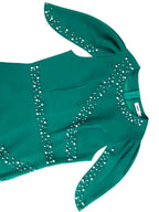 Elegant Beaded Wedding Guest Dress Package Hip Shawl Sleeve