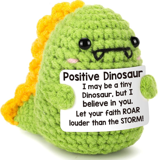 Mini Inspirational Dinosaur Gifts Back To School Gifts Cute Handmade Crochet Dino Christmas Stocking Stuffers