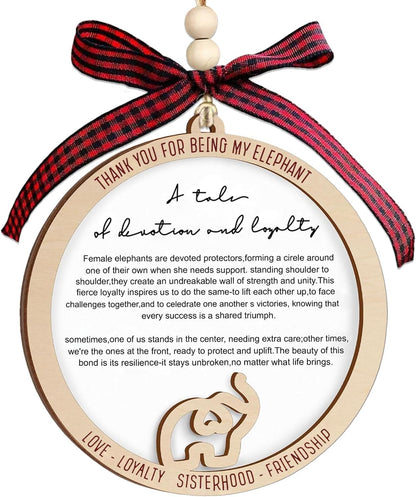 Christmas Ornaments 2025,Wooden Ornaments for Christmas Tree, Christmas Decorations Gifts for Women, Men, Vacation Ornament for Family, Sister, Friends, Meaningful Ornaments