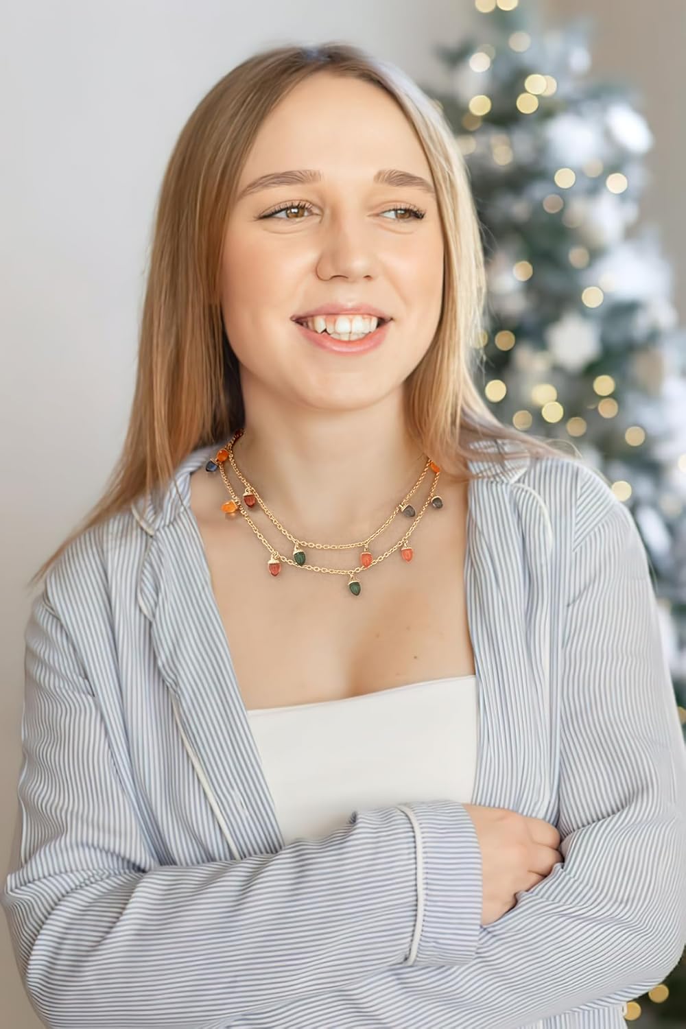 LILIE&WHITE For Women Necklace Christmas Pendant Fashion Jewelry