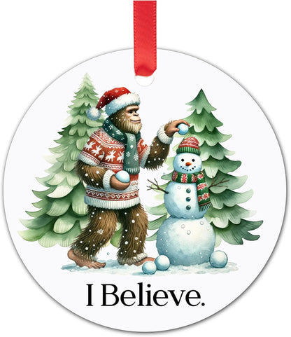 Funny Christmas Ornaments - I Saw That Jesus Ornament - Stocking Stuffers for Women Men - Funny Ornaments for Adults Exchange - Christmas Gift for Women Men Coworkers Mom