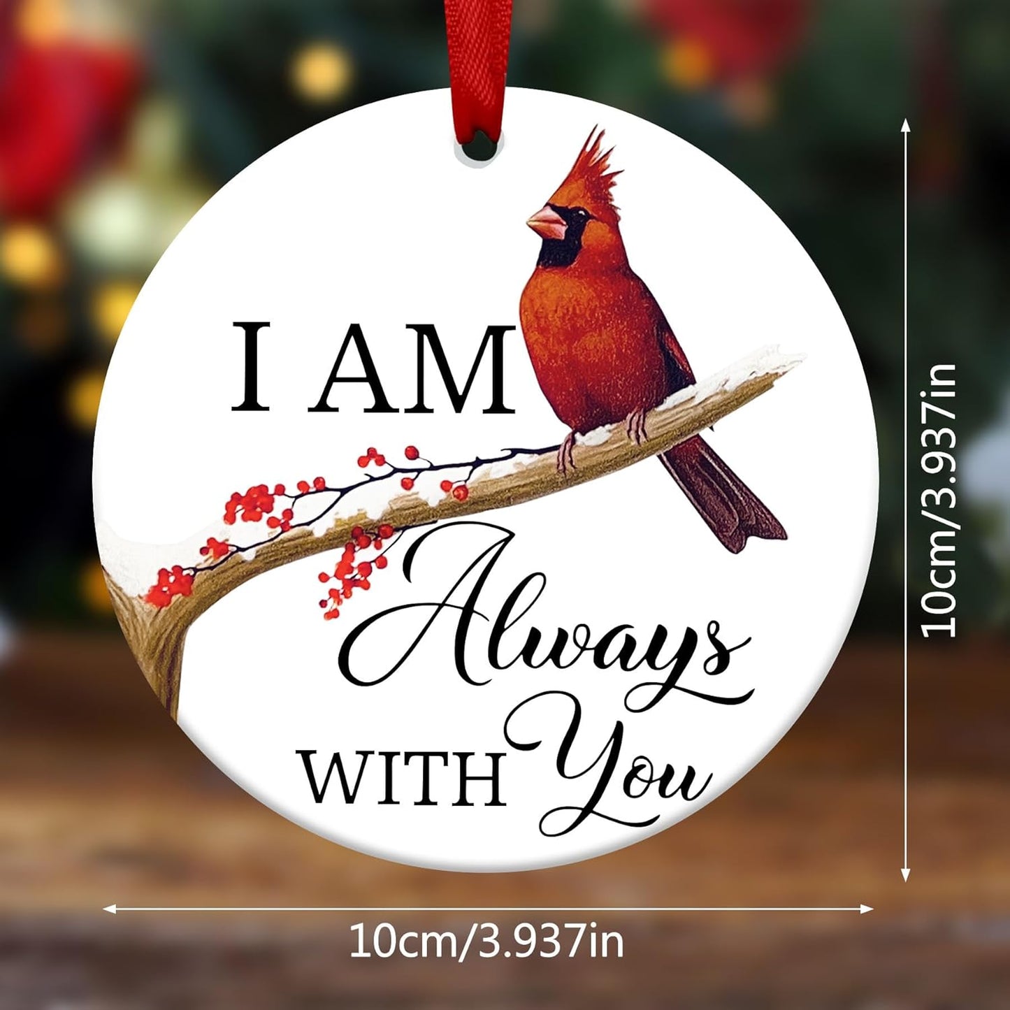 Cat Christmas Ornament, Christmas Ornaments 2025 Black Cat Christmas Decorations Acrylic 2 Side Printed Christmas Decor, Personalized Ornaments for Lovers