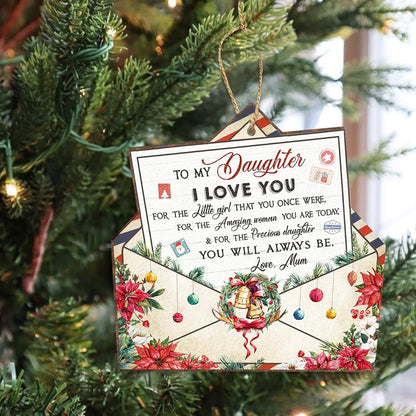 Christmas Ornaments 2025,Wooden Ornaments for Christmas Tree, Christmas Decorations Gifts for Women, Men, Vacation Ornament for Family, Sister, Friends, Meaningful Ornaments