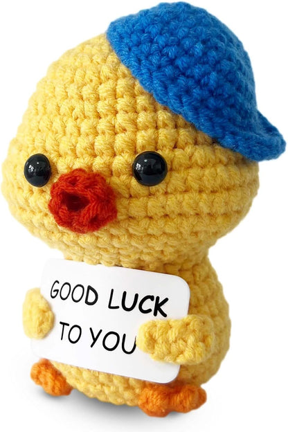 Inspirational Crochet Potato Funny Gifts with Positive Words Christmas Decoration