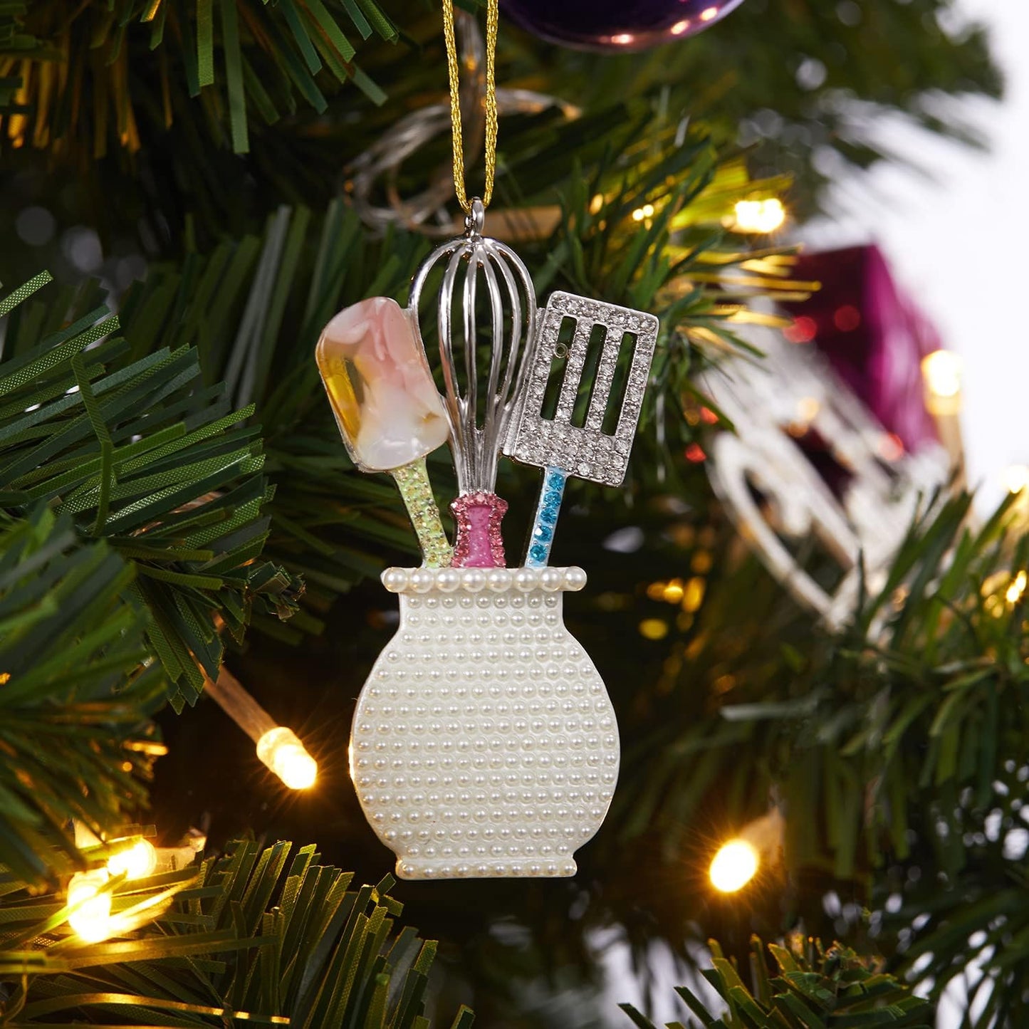 2025 Christmas Ornaments Champagne Ornament,Hanging Wine Glass Ornaments for Christmas Tree Decorations, Keepsake Gifts for Sisters Mother Grandma Women