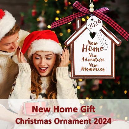 Christmas Ornaments 2025,Wooden Ornaments for Christmas Tree, Christmas Decorations Gifts for Women, Men, Vacation Ornament for Family, Sister, Friends, Meaningful Ornaments