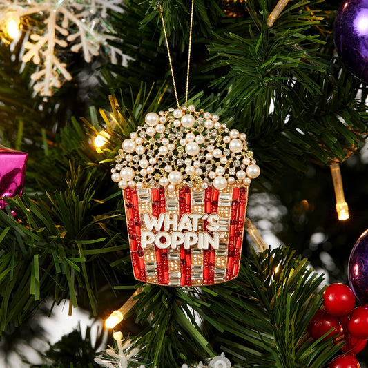2025 Christmas Ornaments Champagne Ornament,Hanging Wine Glass Ornaments for Christmas Tree Decorations, Keepsake Gifts for Sisters Mother Grandma Women