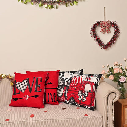 Ghost Halloween Decor-Throw Pillow Covers 18x18 in Set of 4,Spooky Gothic Linen Pillow Case for Couch Fall Christmas Holiday Outdoor Burnt Orange Black White Decorations