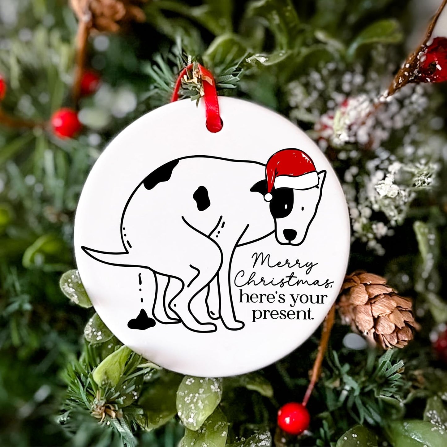 Funny Christmas Ornaments - I Saw That Jesus Ornament - Stocking Stuffers for Women Men - Funny Ornaments for Adults Exchange - Christmas Gift for Women Men Coworkers Mom
