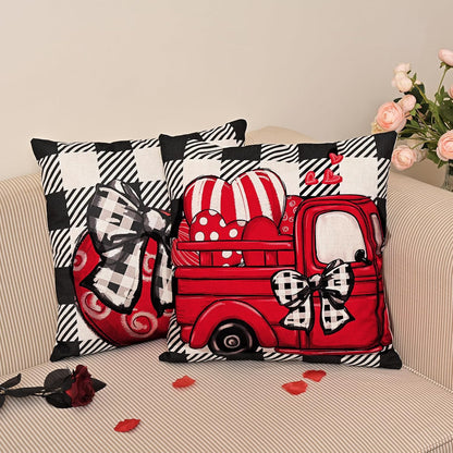 Ghost Halloween Decor-Throw Pillow Covers 18x18 in Set of 4,Spooky Gothic Linen Pillow Case for Couch Fall Christmas Holiday Outdoor Burnt Orange Black White Decorations