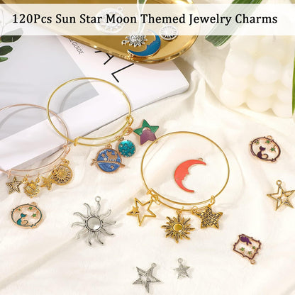 Christmas Charms Gold Enamel Jewelry Making Charms for Bracelet Necklace Earring