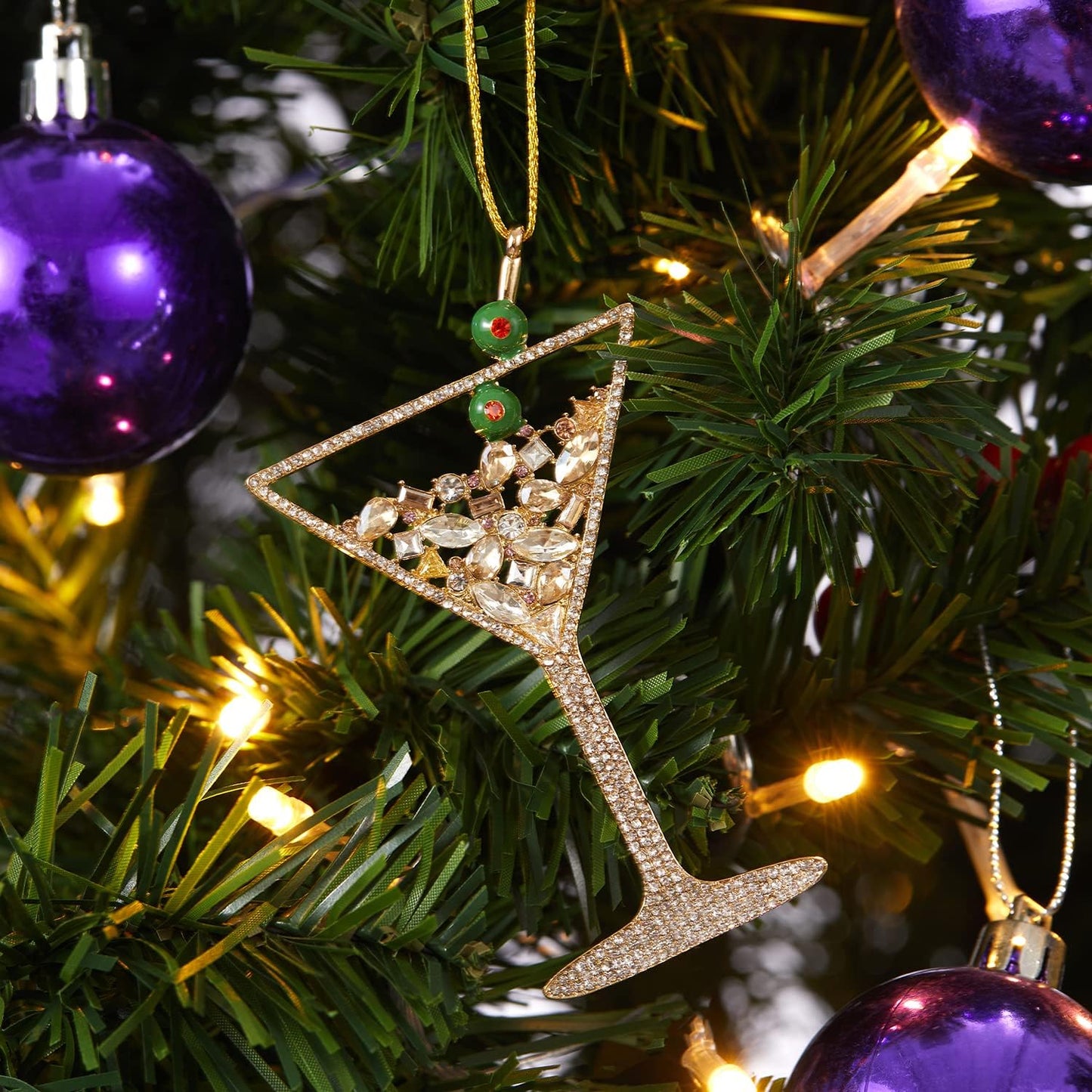 2025 Christmas Ornaments Champagne Ornament,Hanging Wine Glass Ornaments for Christmas Tree Decorations, Keepsake Gifts for Sisters Mother Grandma Women